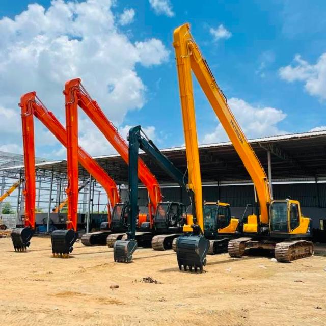 Borewell drilling machine in operation at a construction site in Tamil Nadu